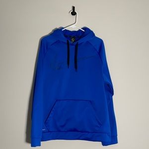 Nike dry fit hoodie sweatshirt blue large